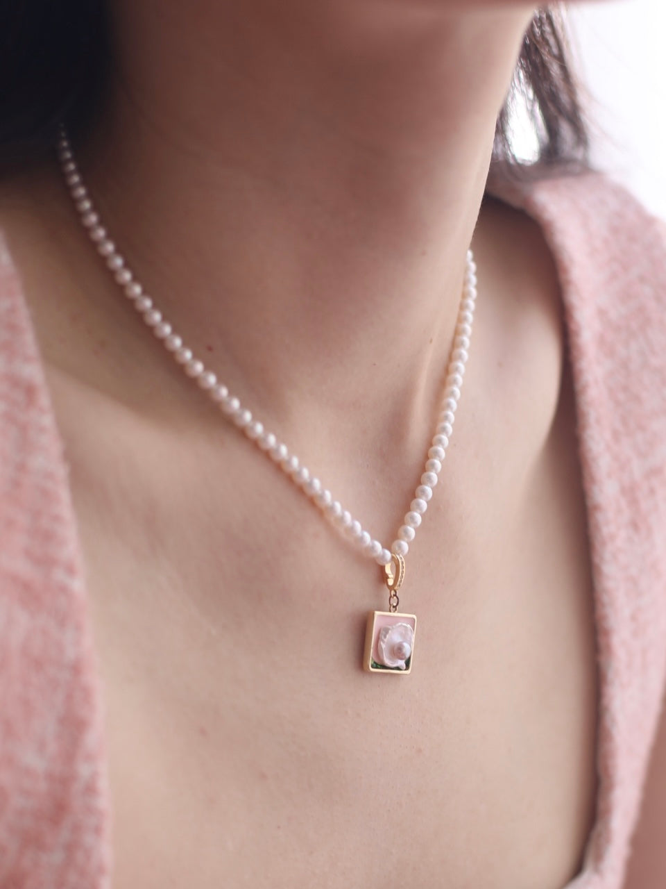 VeraPearl NewYork | The Chain | Ultimate Mini Pearl Chain | Multiple Wear