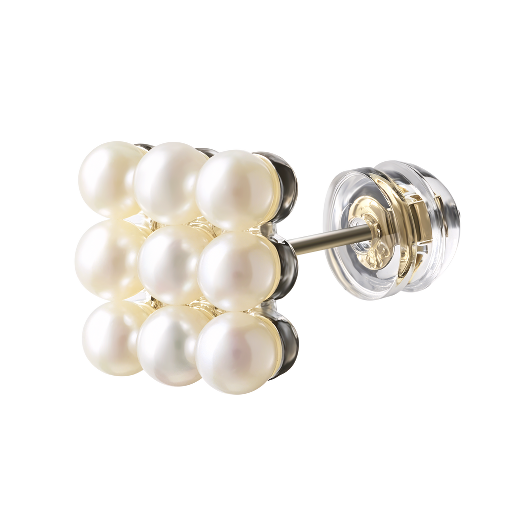 Axis 9 | Pearl Stud Earrings