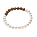 Yin and Yang | Pearl & Sandalwood Bracelet | Pure and Natural Fragrance