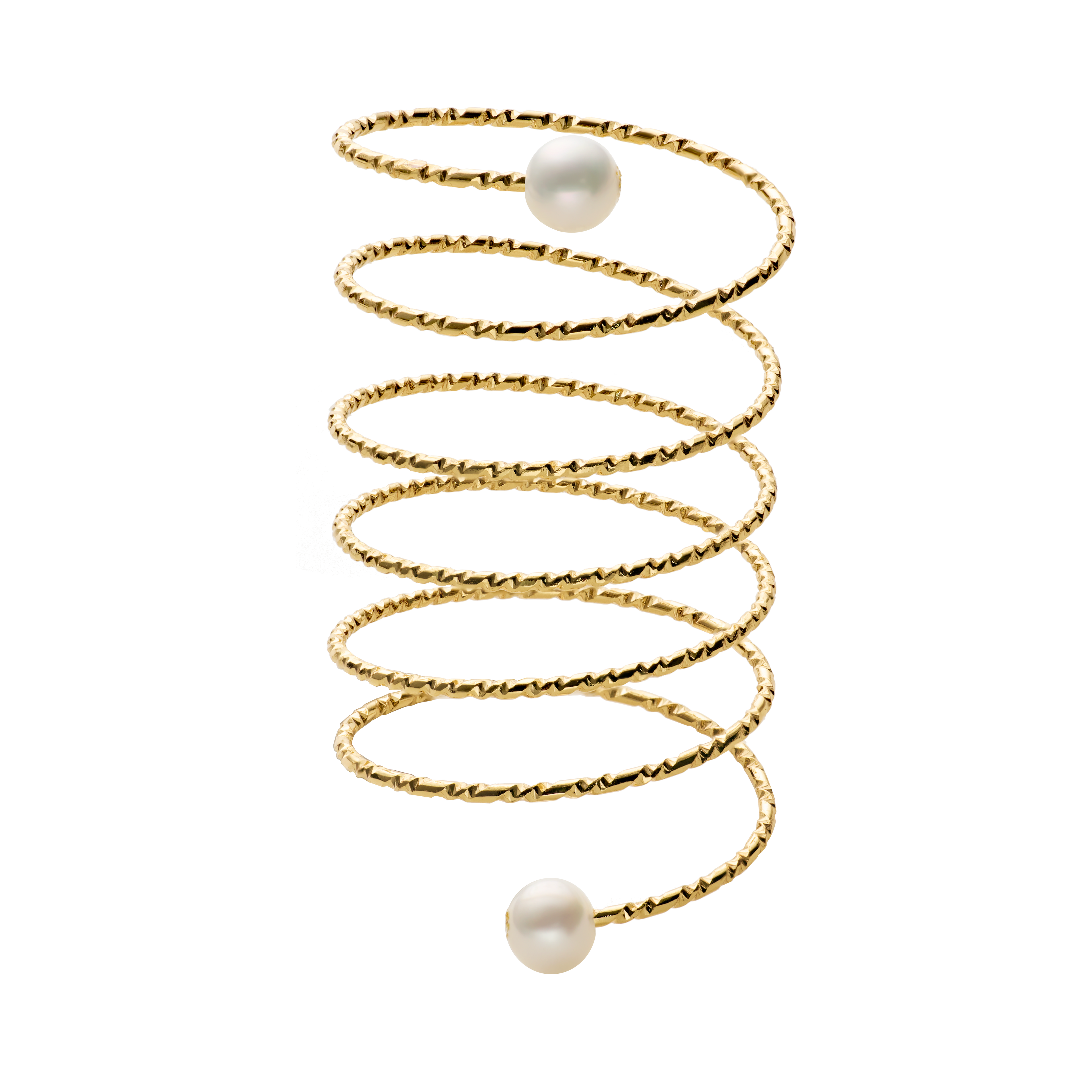 Shēng ｜ Pearl Spiral Ring