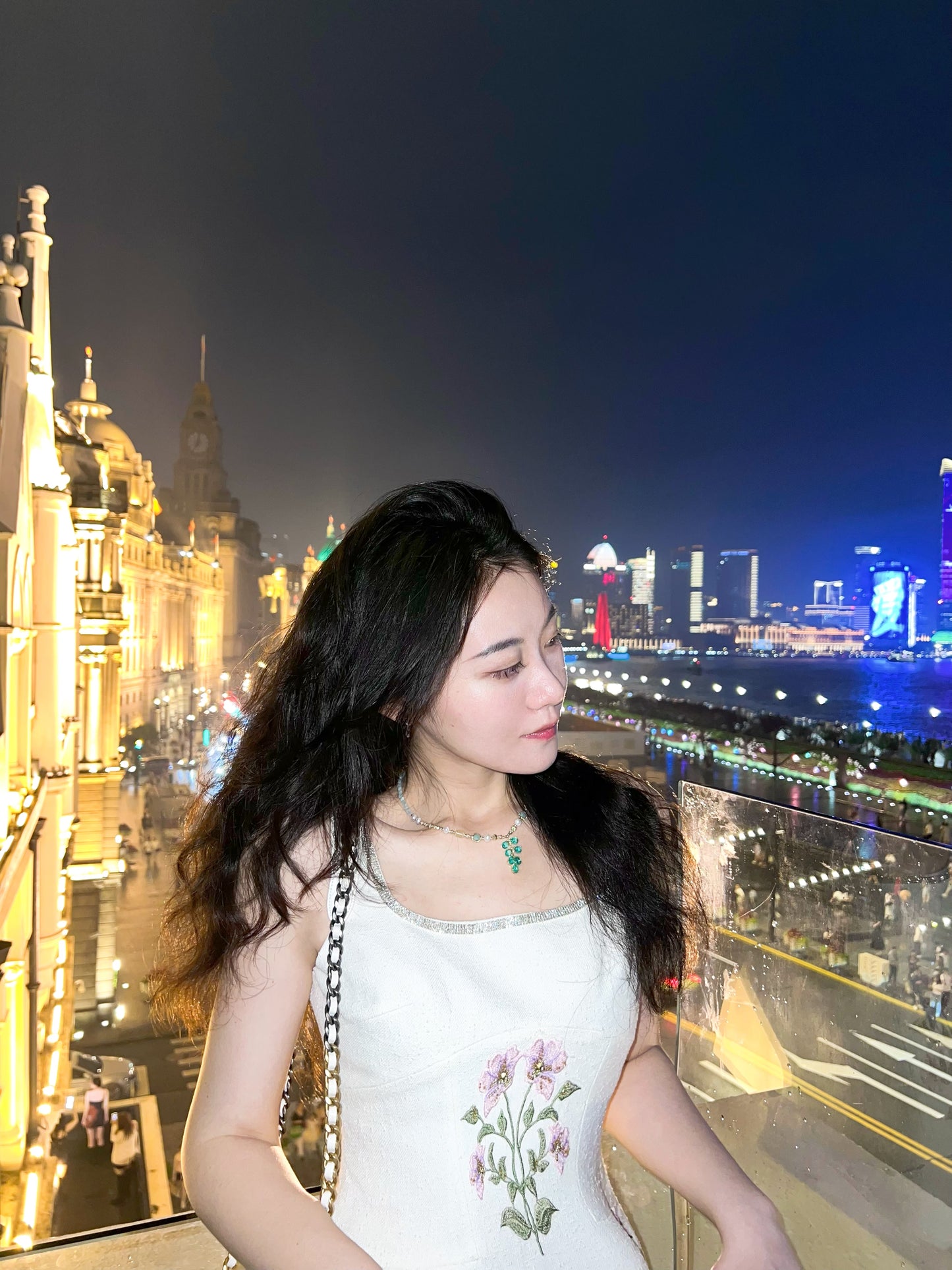 VeraPearl NewYork |  Echo Green ｜ Fine Pearl & Crystal Designer Necklace