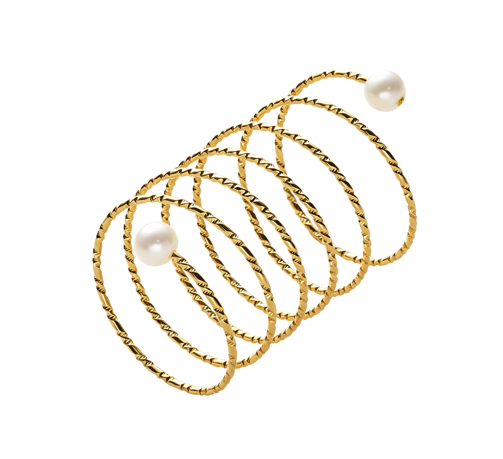 Shēng ｜ Pearl Spiral Ring