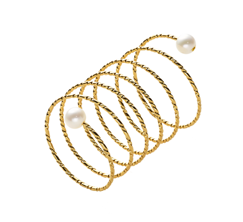 Shēng ｜ Pearl Spiral Ring