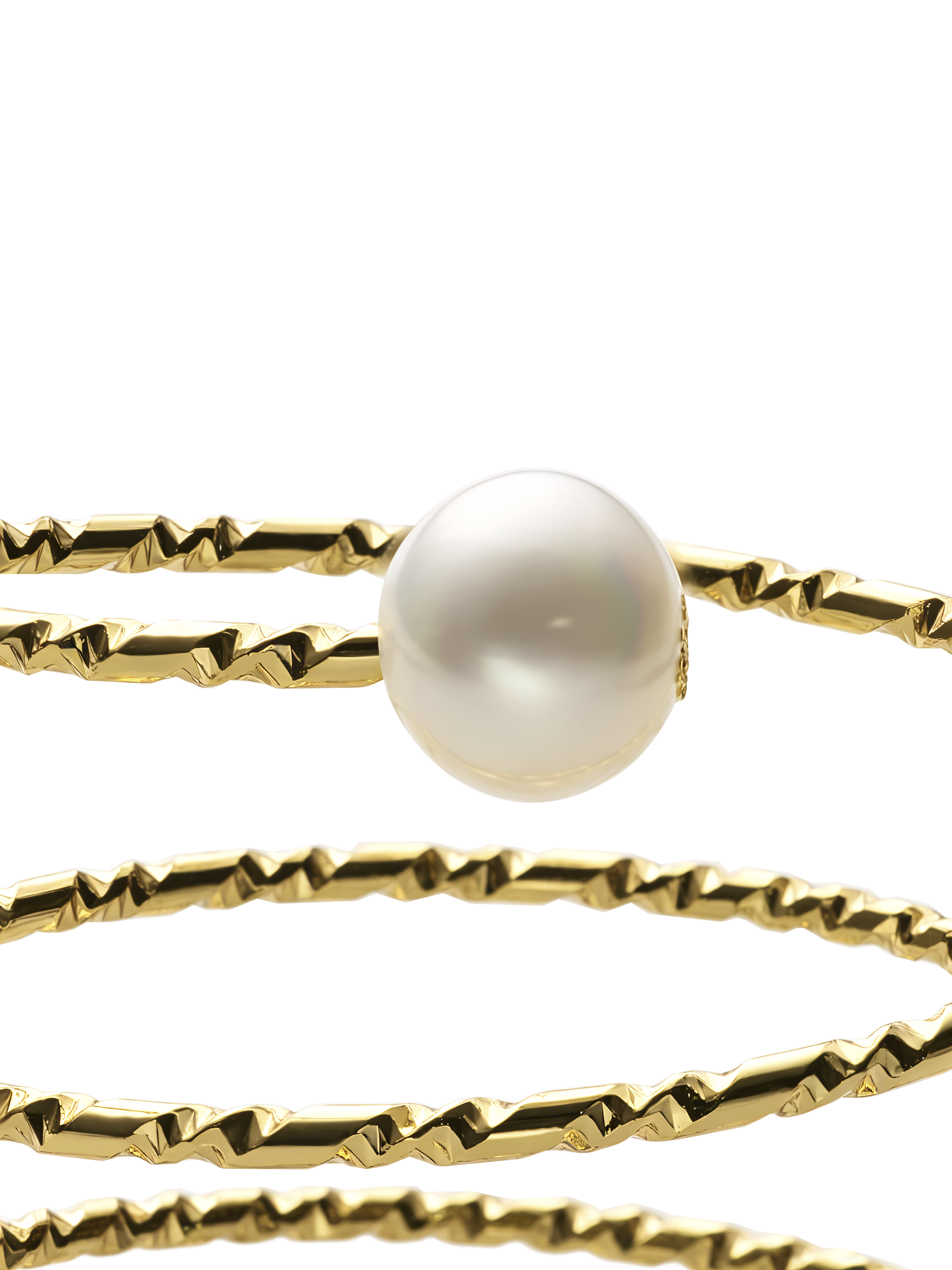 Shēng ｜ Pearl Spiral Ring